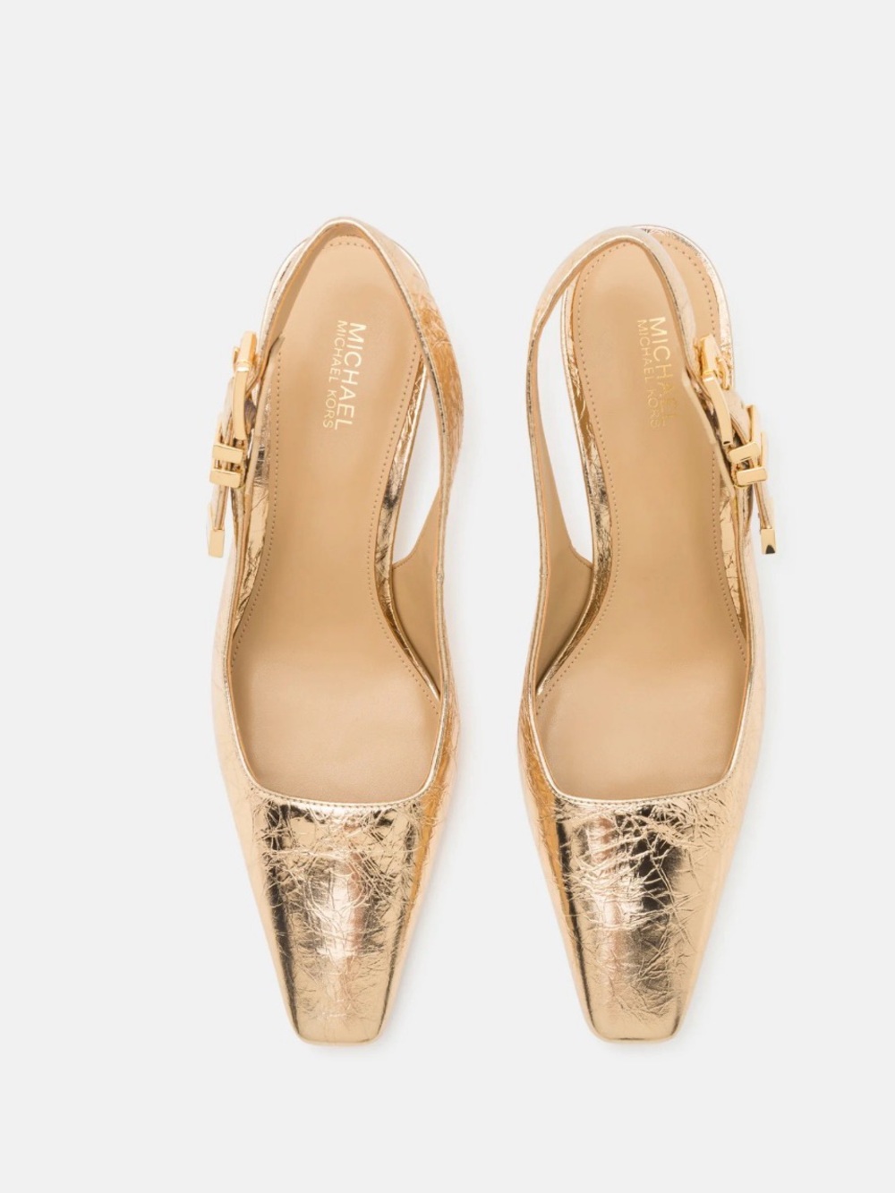MICHAEL Micheal Kors - Darrington Sling Pump - Gold BNWT- In box